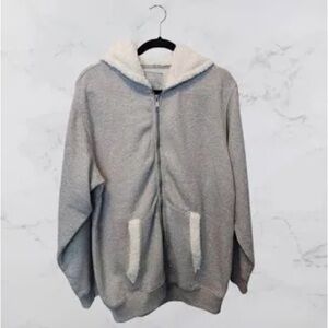 Aerie Sherpa lined zip up hoodie small